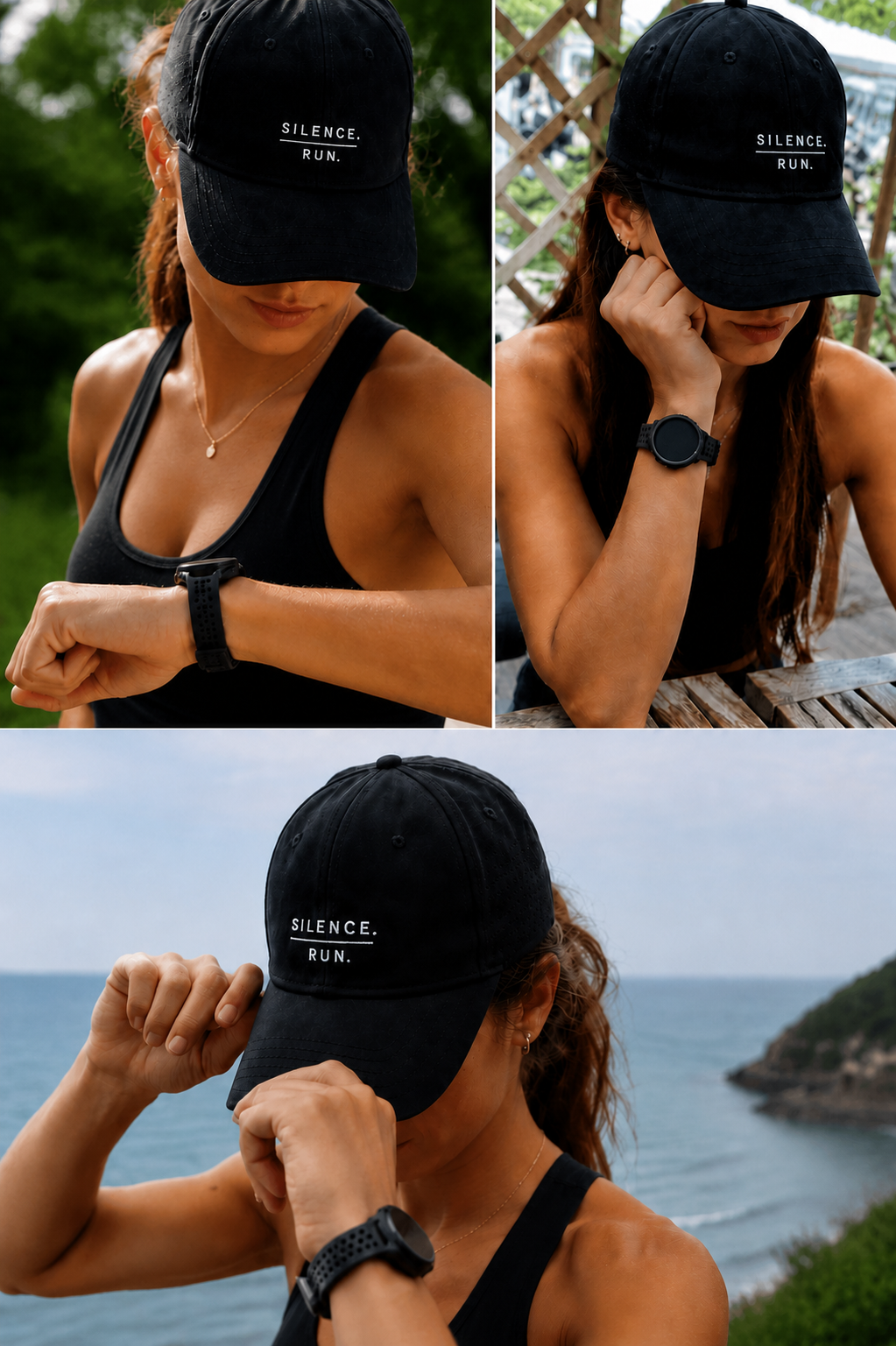 Cappellino Silence Run