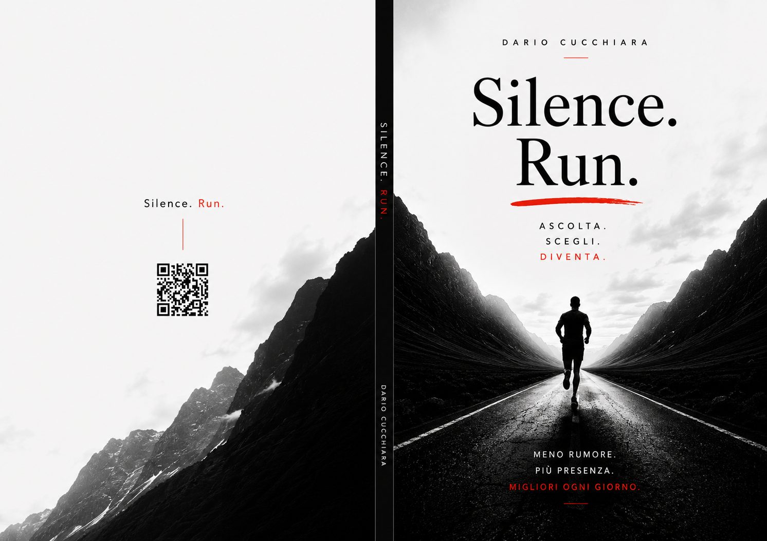 Banner promozionale Silence Run il libro di Dario Cucchiara