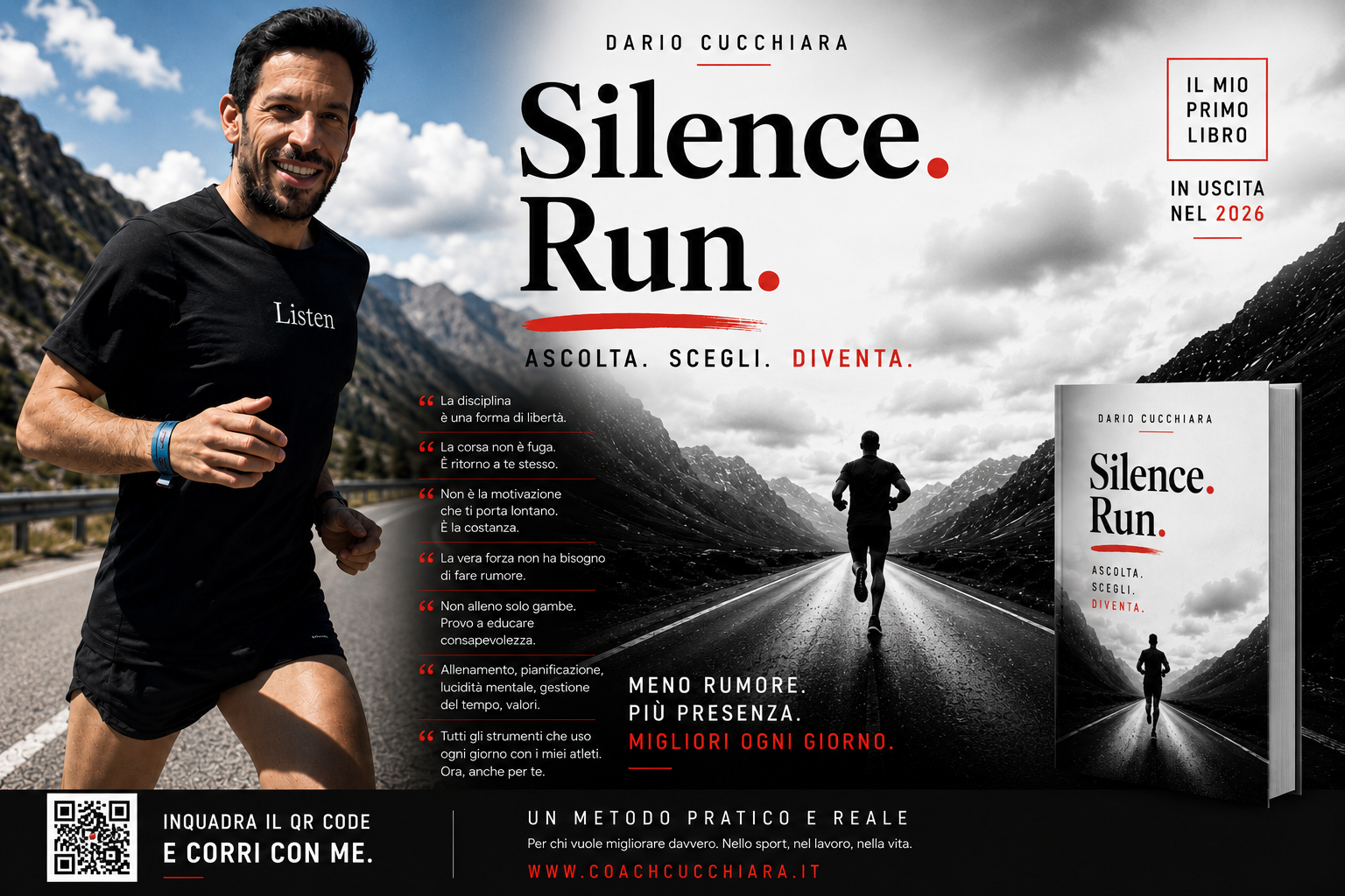 Copertina libro Silence Run di Dario Cucchiara