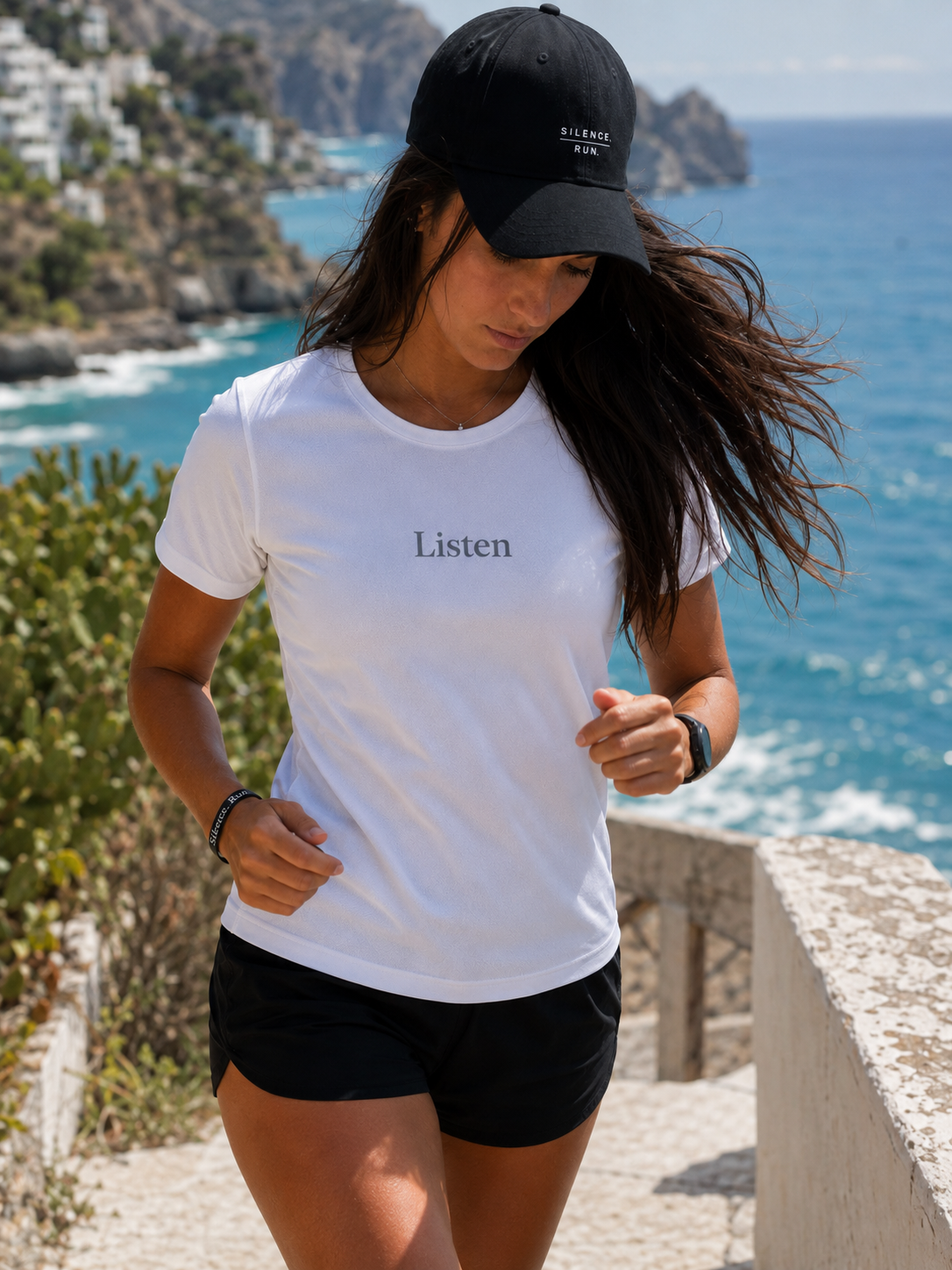 Maglia Silence Run retro costa mediterranea