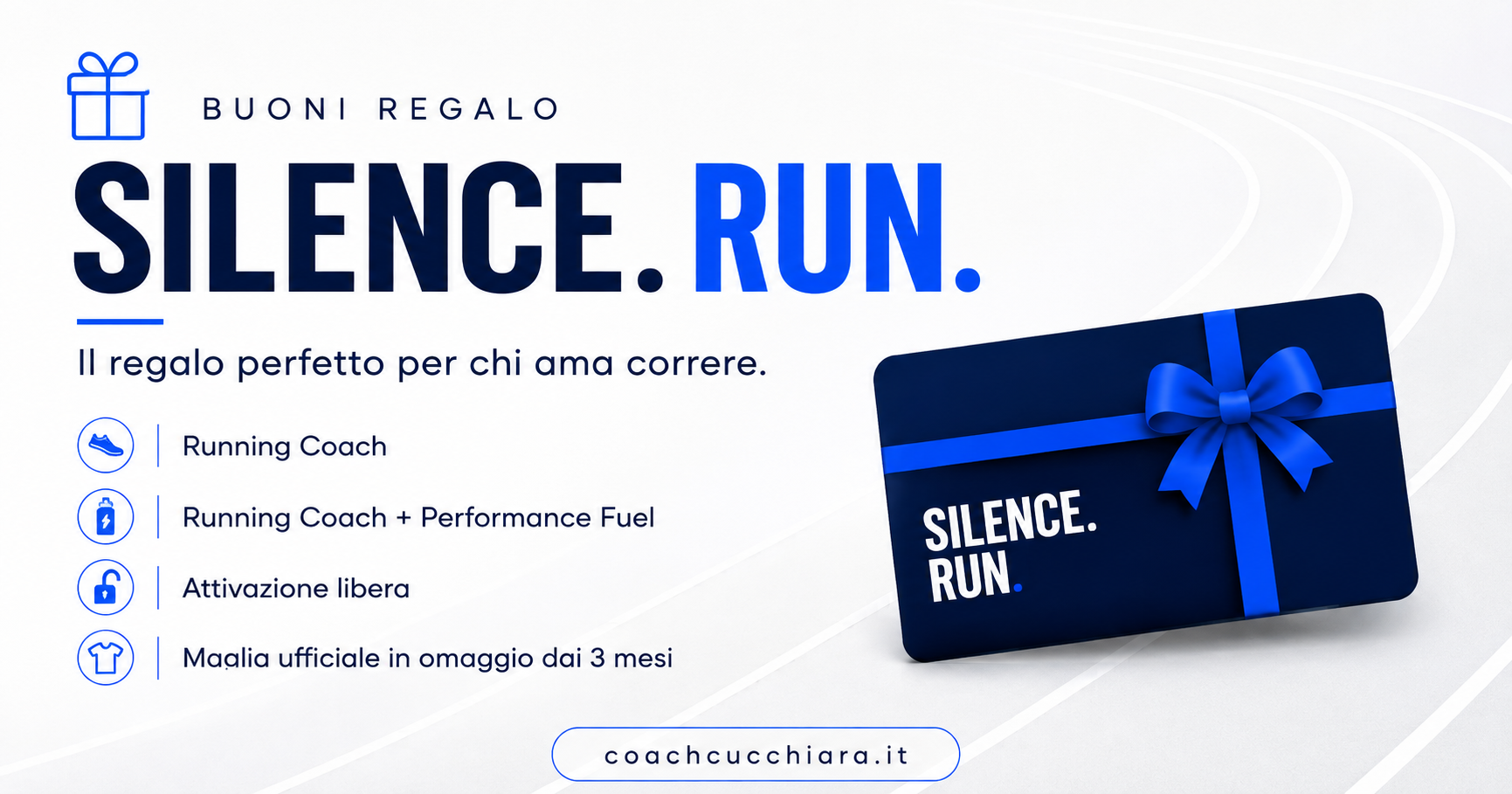 Anteprima del Buono Regalo Silence. Run.