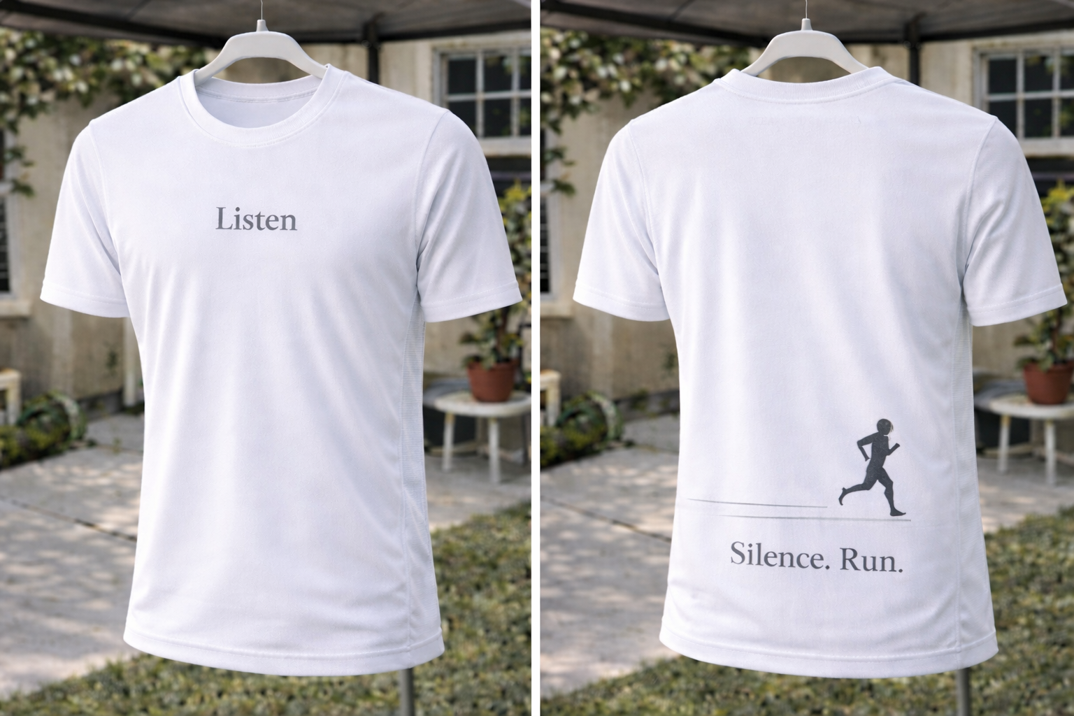 Maglia Neutra Silence Run